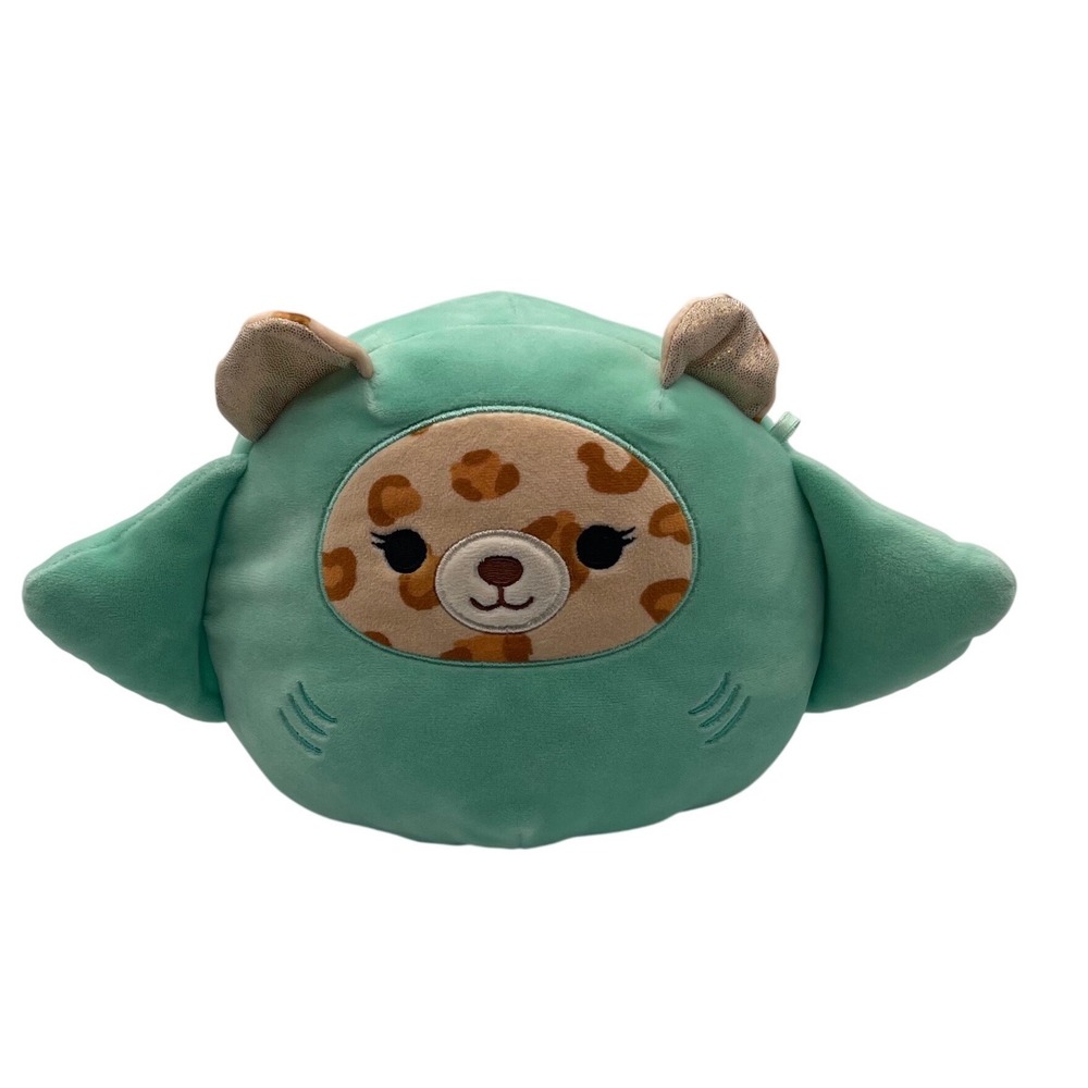 Squishmallows 7 Inch Lexie the Cheetah  in Stingray Costume Teal Plush Kellytoy